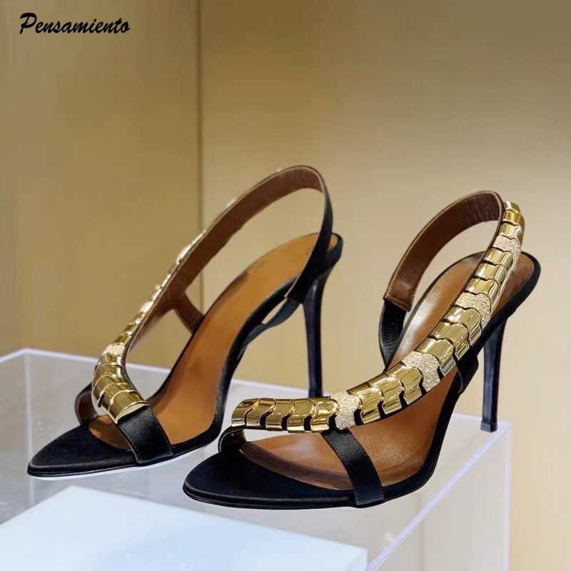Women'S Formal Wear For Wedding - Luxuriöse Glitzer-Sandalen mit Strassbesatz für Damen,