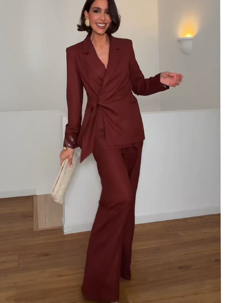 Women'S Formal Wear Suit - Modischer Büro-Damenanzug Eleganter Formeller Schlanker Blazer
