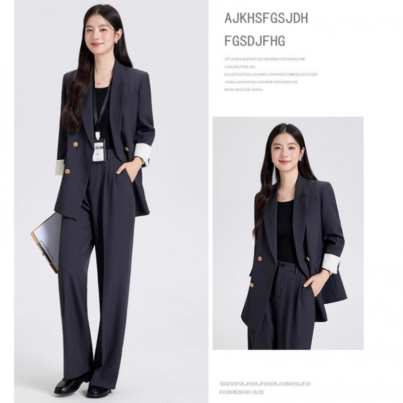 Women Formal Wear Interview - Damen-Anzug-Set für Frühling und Herbst, Professionelle