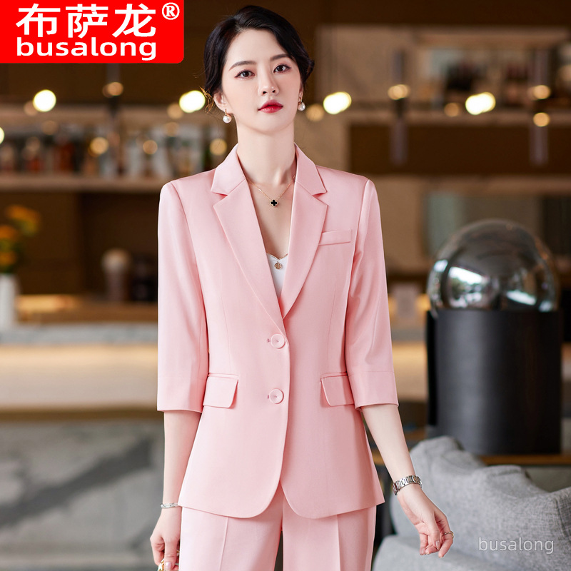 Women Formal Wear Sale - Neues Frühjahr/Sommer-Business-Outfit für Damen: Halbarm-Anzug, elegant