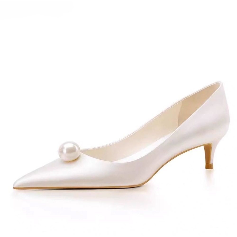 Neue Weiße Satin-Hochzeitsschu – Women'S Formal Wear For Wedding Bewertung und Preis