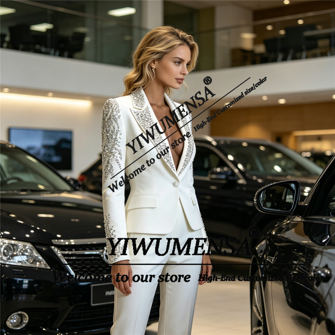 Luxuriöse Damenanzüge 2-teilig – Women'S Formal Wear Suit Bewertung und Preis
