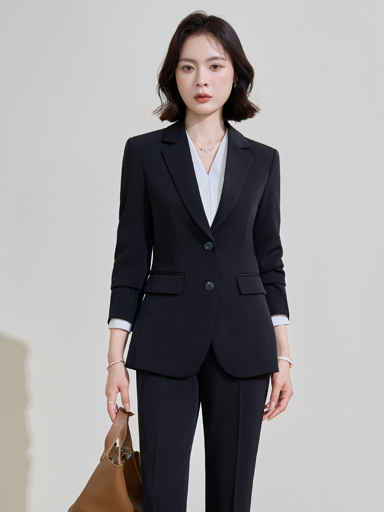 Marineblauer professioneller A – Women Formal Wear Interview Bewertung und Preis