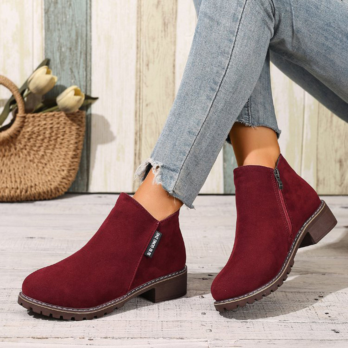 Damen Herbst Winter Stiefelett – Women Formal Wear With Shoes Bewertung und Preis