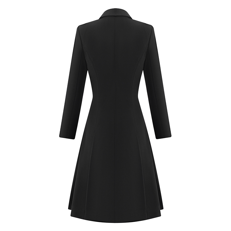 Schwarzes Berufsanzugkleid Hig – Women Formal Wear Trends Bewertung und Preis