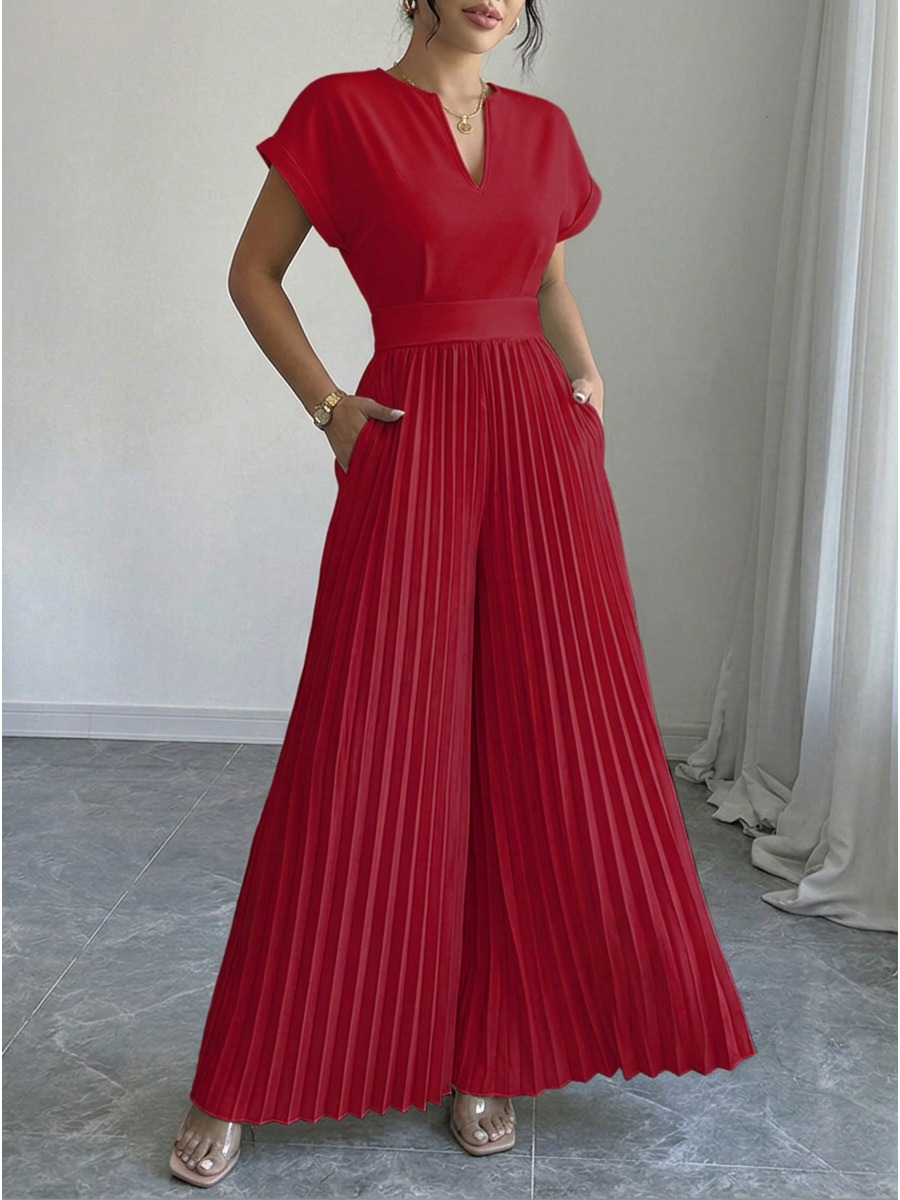 Damen Jumpsuit mit V-Ausschnit – Women'S Formal Wear Suit Bewertung und Preis