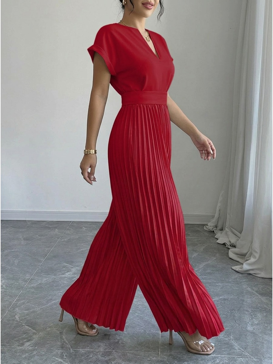 Damen Jumpsuit mit V-Ausschnit – Women'S Formal Wear Suit Bewertung und Preis