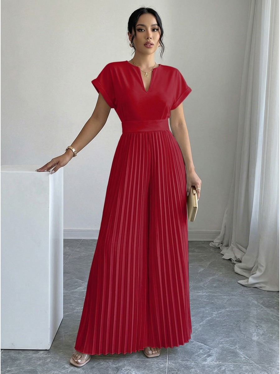 Damen Jumpsuit mit V-Ausschnit – Women'S Formal Wear Suit Bewertung und Preis