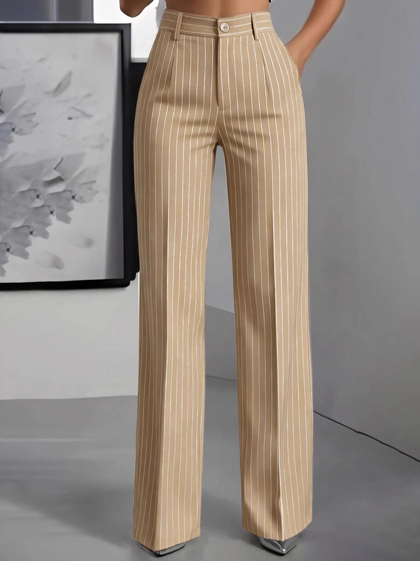 Elegante Hochtaillierte Gerade – Women'S Formal Wear Suit Bewertung und Preis