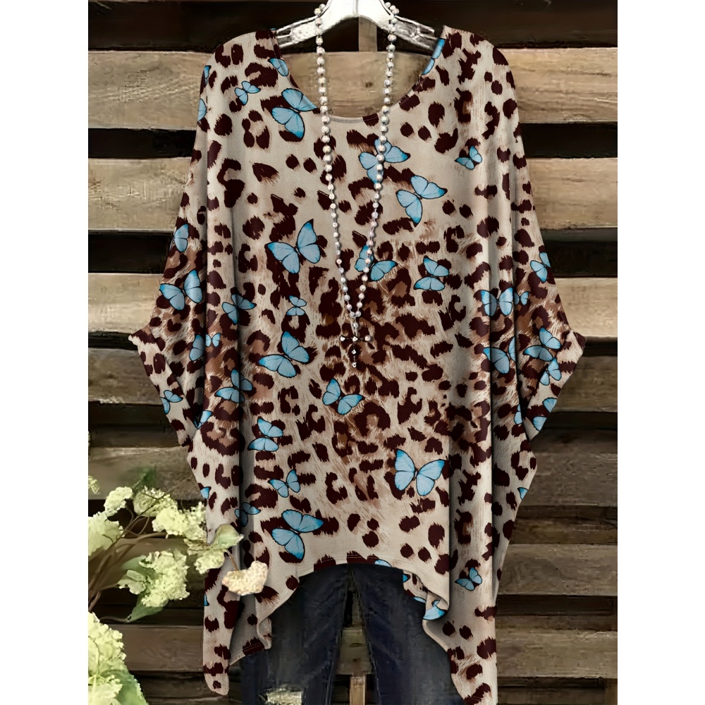 Damenmode-T-Shirt mit Animal-P – Women Formal Wear Trends Bewertung und Preis