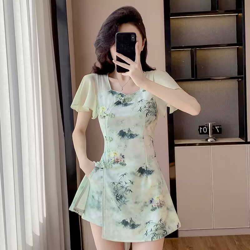 Sommer chinesischen Stil süße  – Women Formal Wear For Office Bewertung und Preis