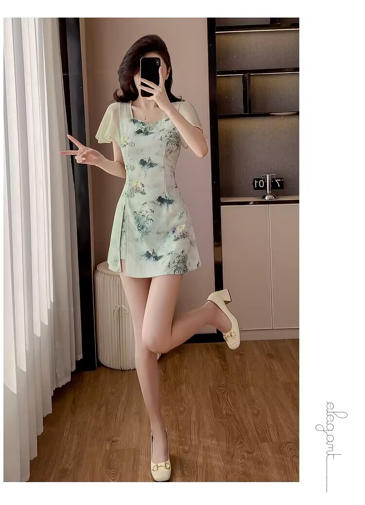Sommer chinesischen Stil süße  – Women Formal Wear For Office Bewertung und Preis